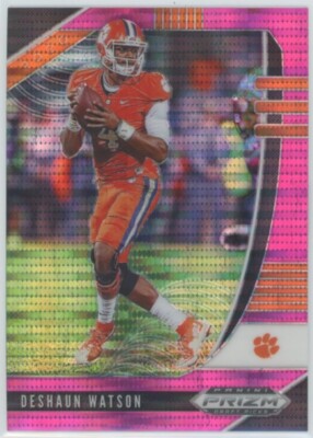 2020 Panini Prizm Draft Picks Prizms Pink Pulsar #34 Deshaun Watson
