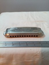 OLDER MODEL METAL CLAD "CHROMONICA II DELUXE" "C" BY M. HOHNER