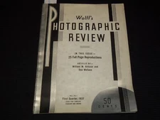 1937 WOLFF'S PHOTOGRAPHIC REVIEW MAGAZINE VOLUME 1 NO. 1 - RITTASE - K 1064