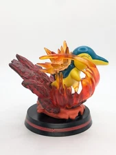Cyndaquil Figure - 5 inch Hand Painted Pokemon Cyndaquil Toy - PVC and Resin NEW