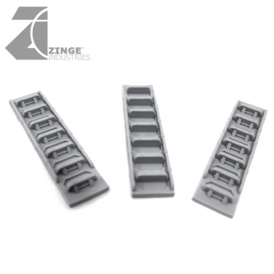 Zinge Industrie Leitern mit Handläufen 3er Set Landschaft Neu S-LAD02