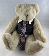 Vermont Teddy Bear Company Vest/Tie Combo Moveable Joints