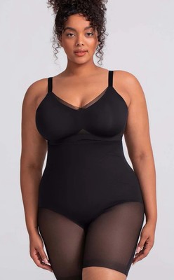 Honey Love Super Power Short Shapewear Black Size 2X