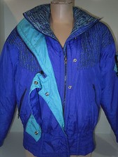 Kaelin Womens Jackets Coat Jogging Winter Puff Coat Full Zip M Medium Blue Green