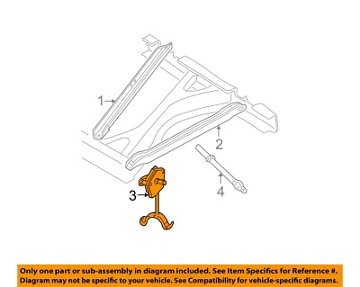 GM OEM 88-00 C1500 Spare Tire Carrier Carrier Components