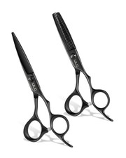 ULG Hair Cutting Scissors Set 2-Pack Haircut Shears and Hair Thinning Scissor...