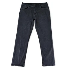 The Perfect Jean NYC Mens 38x33 Athletic Fit Denim Jeans Black Wash