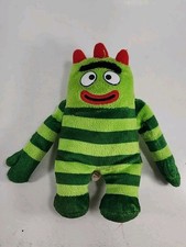 TY Beanie Babies 7.5" Yo Gabba Gabba Brobee The Striped Monster Plush Toy 2013