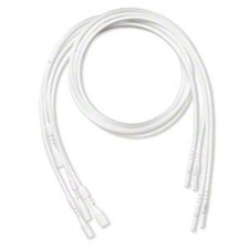 16" Arctic White Stretch Silicone Rubber Necklace Cord 1 