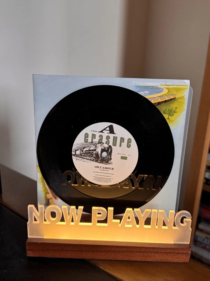 Erasure - 'Oh L'Amour' 7inch Vinyl -Thomas The Tank Engine Sleeve - Image 3 of 4