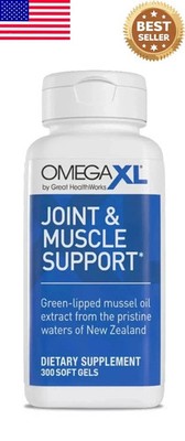 Omega XL 300 Capsules Green Lipped Mussel Joint & Muscle Relief Supplement, FAST