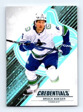 #77 2024-25 Upper Deck Credentials BASE [ Brock Boeser Canucks