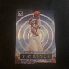 2019-20 Panini Donruss Optic - T-Minus 3, 2, 1 Damian Lillard #7
