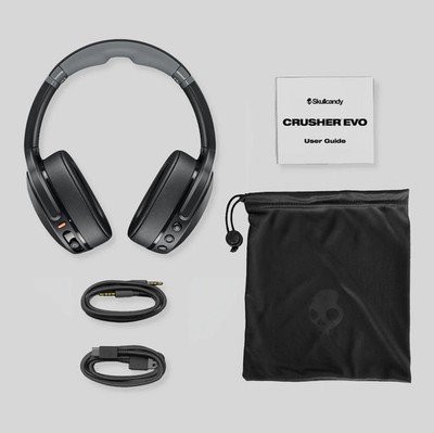 Skullcandy Crusher ANC Over the Ear Wireless Headphones - Black