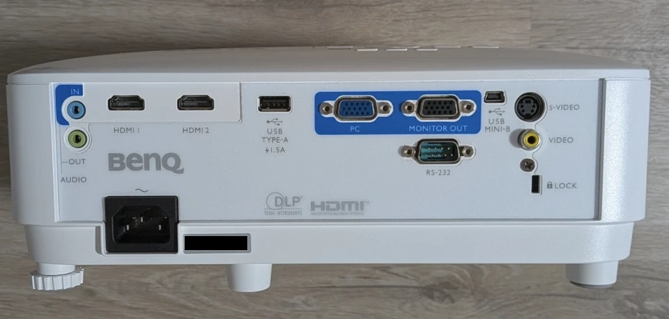 BenQ MS560 DLP Beamer HDMI XGA OVP + Fernbedienung + Presenter - Bild 3 von 4