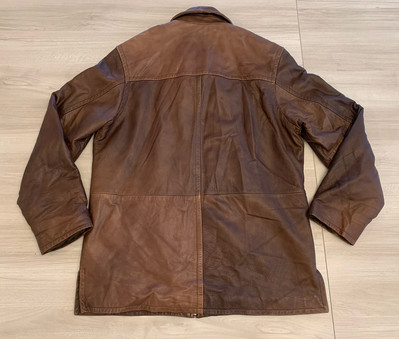 Wilsons Leather M. Julian Brown Jacket Thinsulate Zip Liner Men's