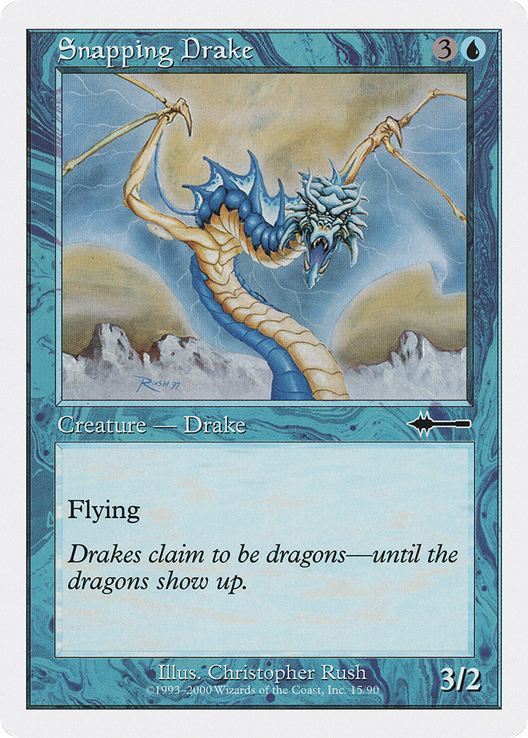 Snapping Drake #15 (MP) Beatdown Box Set BTD Magic MTG