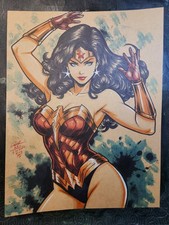 Wonder Woman Galactic Original Comic Art Sign...