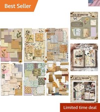450 PCS Vintage Scrapbook Supplies Junk Journal Supplies, Scrapbook Supplies ...