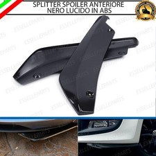 LAME SPOILER SOTTOPARAURTI SPLITTER ANTERIORE NERO LUCIDO PER ALFA ROMEO 147