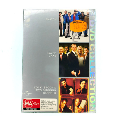 Snatch, Layer Cake, Lock Stock Two Smoking Barrels - DVD New Sealed Reg 4