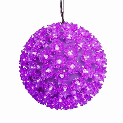7.5'' Starlight Sphere with 100 LED Purple Lights, UL Listed and Commercial Gr...