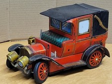 Vintage ALPS Battery Operated Tin Litho Toy Car Limousine Made in Japan 1960`s