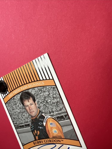 2003 Press Pass Signings Robby Gordon On Card Autograph NM/MT - Picture 5 of 8