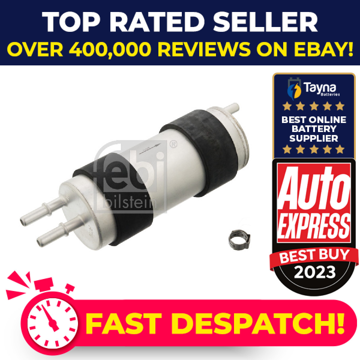 Fuel Filter 100369 Febi 16126754017 16137373224 16137373224SK1 Quality New