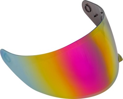 G-Max G098005 Single Lens Shield for FF98 Helmets - Red Iridium