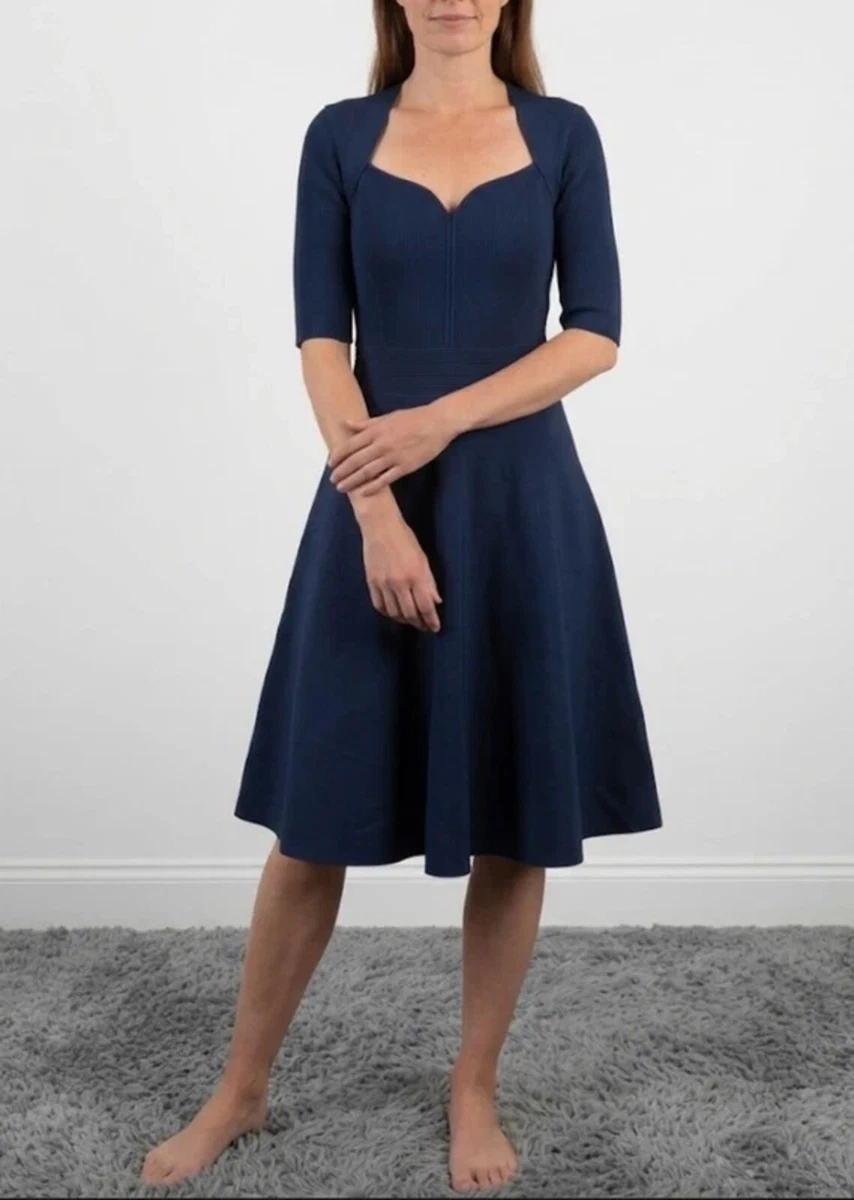 boden julia knitted dress Embellished Knitted Dress-Black main image 1