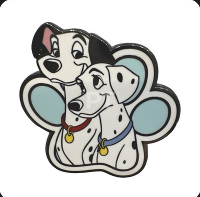 Disney 101 Dalmatians Pongo & Perdita FigPin Mystery Minis Series 1 Enamel Pin
