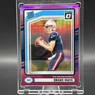 2024 Panini Donruss - Rated Rookie Drake Maye #379 Optic Preview Pink Prizm (RC)