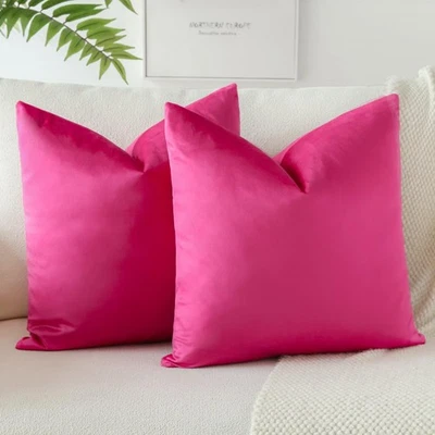 Samt Kissenbezug Kissenhülle Sofakissen Dekokissen Kissenbezüge für Sofa Wohn... - Bild 1 von 4