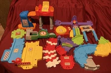 Vtech Go Go Smart Wheels TUT TUT BOLIDES Replacement Track 35+ Parts Mixed Lot