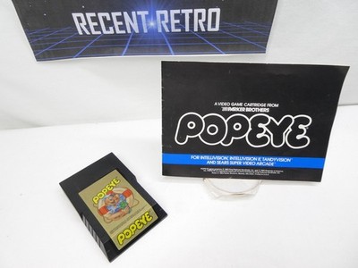 Popeye (Intellivision, 1983)  with manual Tested and working
