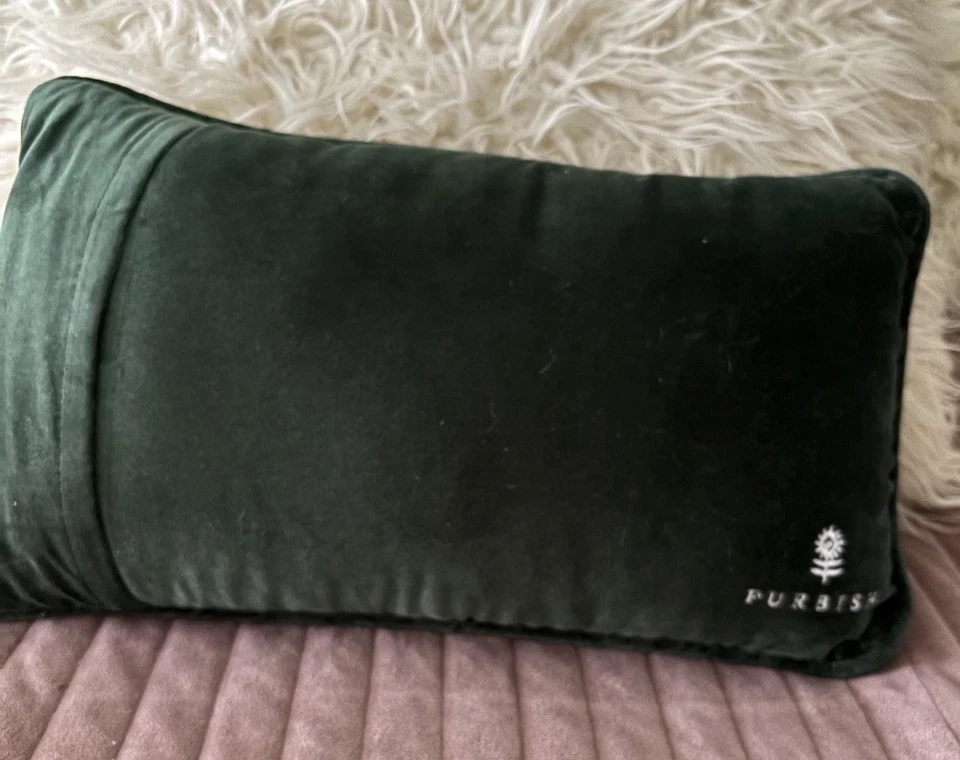 Furbish Studio I had my patience tested 8" x 14" Needlepoint Pillow Cottagecore - Image 2 of 4