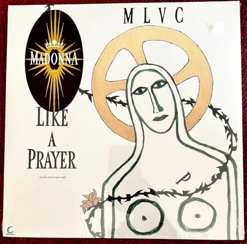 MADONNA LIKE A PRAYER 12" RECORD US SEALED VINYL PICTURE SLEEVE BOOBS PROMO 1989
