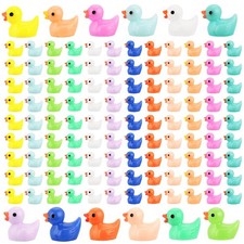 240 Pcs Mini Resin Ducks, 12 Colors Tiny Duck Figurines Bulk, Mini Ducks for ...