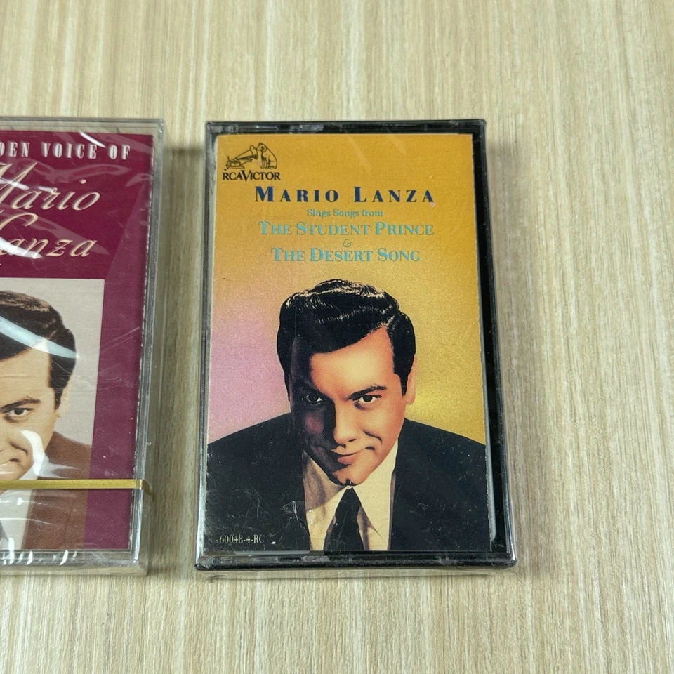 Mario Lanza Cassette Tape Lot of 3 The Golden Voice Student Prince Sealed Foto 4 de 4