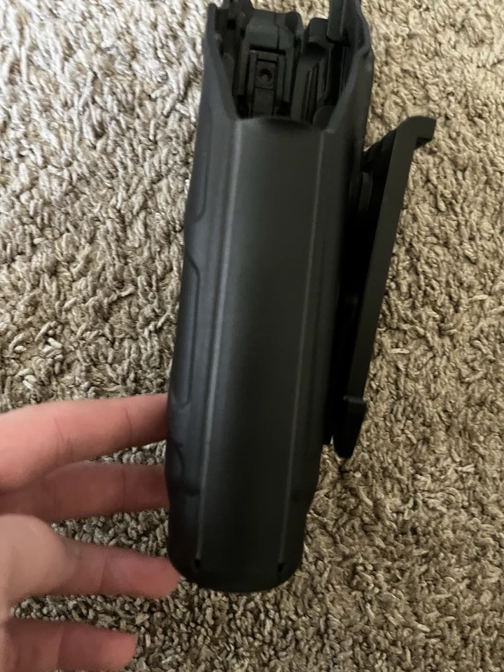 Safariland 7390 Glock 19/23 mão esquerda nível 1 rolamento de luz com garfo preto - Imagem 4 de 4