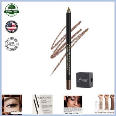 Natural Ingredients Eyeliner Pencil, Blendable Cognac Color for Soft Definition