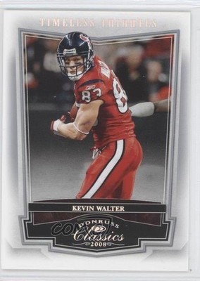 2008 Donruss Classics Timeless Tributes Silver 54/100 Kevin Walter #41 0f8