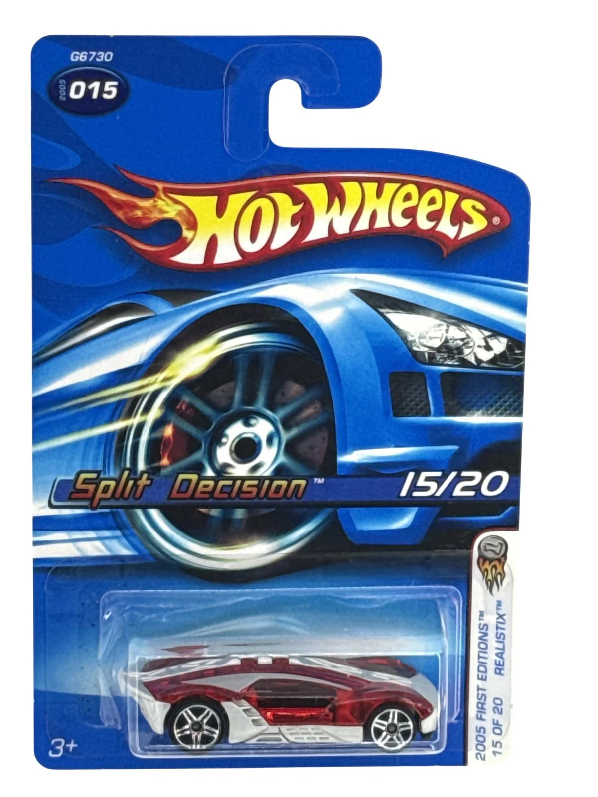 Hot Wheels Split Decision 2005 First Editions 15/20 Realistix Diecast Car