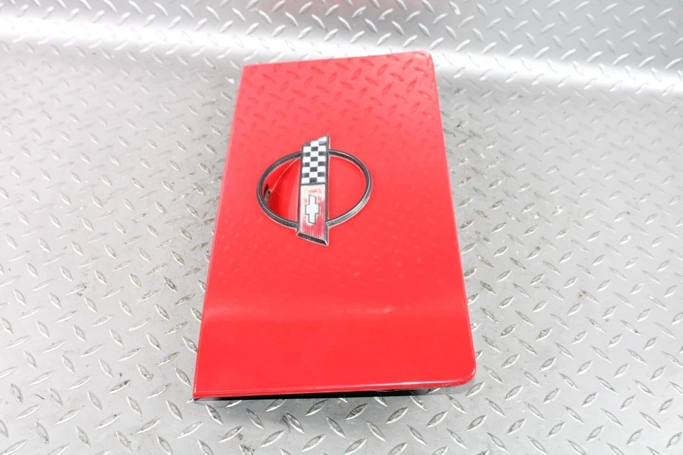 88-96 Corvette C4 Red Painted Gasoline Gas Fuel Filler Door Hatch Lid OEM OE WTY Foto 4 de 4