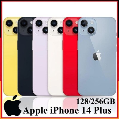 Neu Apple iPhone 14 Plus 256GB 128GB Ohne Vertrag Handys Ohne Simlock Dual SIM