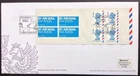 GB 2003 4x Europe Self Adhesive Universal Rates NVIs Booklet on First Day Cover