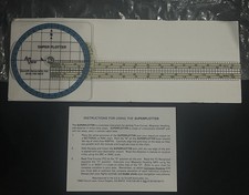 Dorcliff Super Plotter Aviation Navigation Tool w Instructions Sectional WAC