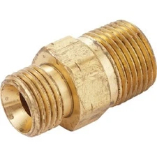 (2)-MR. HEATER 3/8 In. MPT x 9/16 In. LHMT Brass Male Pipe Fitting F276153