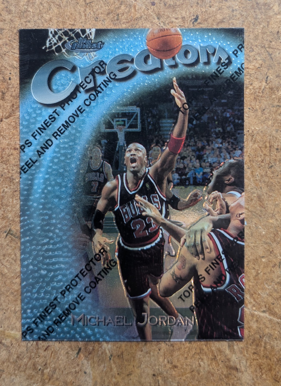 1997-98 Topps Finest - Creators Michael Jordan #287 (w/ Peel)